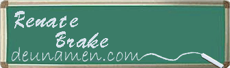 Renate Brake Visitenkarte